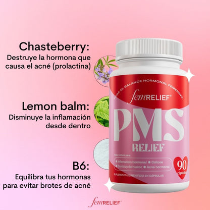 PMS RELIEF | 3 MESES BYE ACNÉ | BALANCE HORMONAL